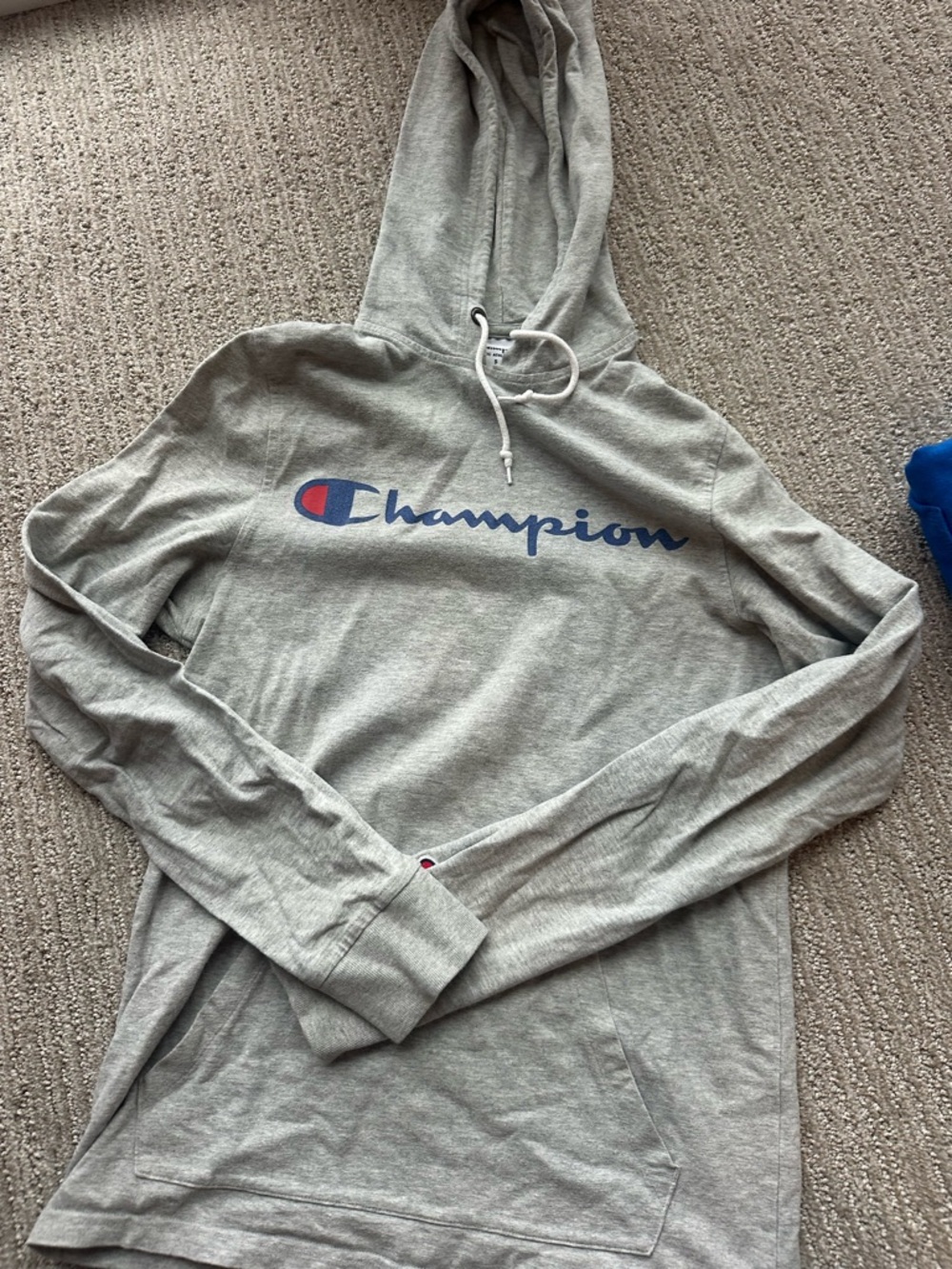 Men’s champion grey sweatshirt